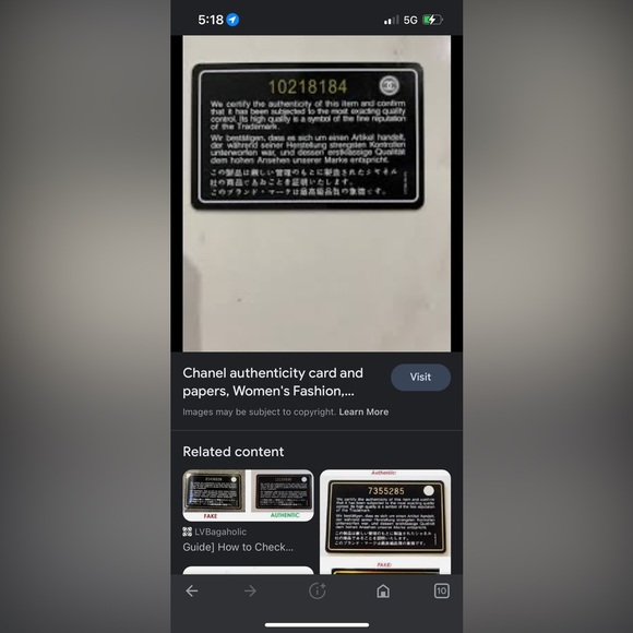 It’s a 10-11,000$ bag it’s caramel color and it’s got authentication cards - Picture 7 of 8